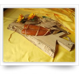 Bottarga de mulet travaillée à Cabras – Produit typique de Sardaigne – Pièce entière de 190 g – Spanu Giovanni